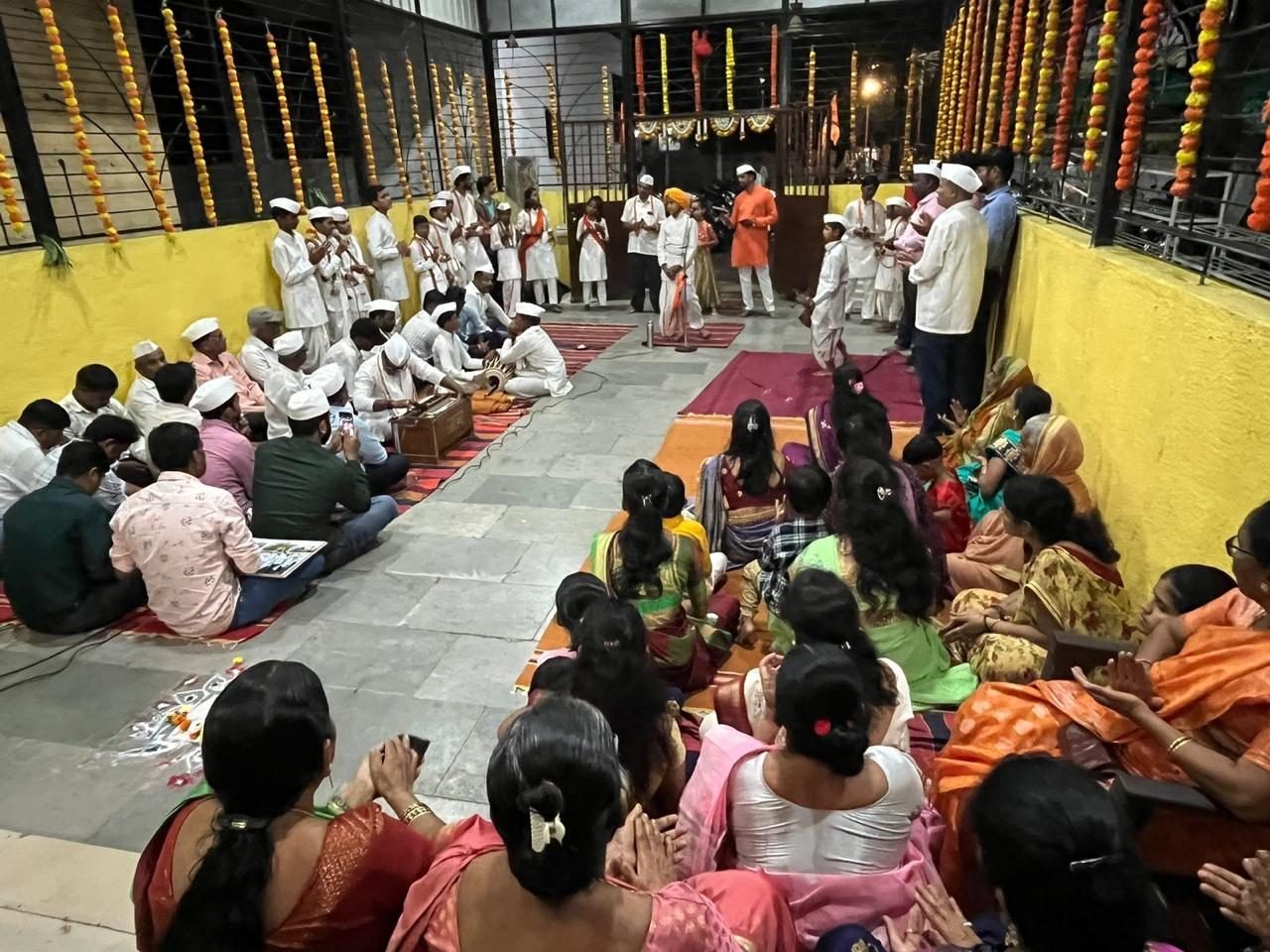 मंदिरातील सांस्कृतिक कार्यक्रम